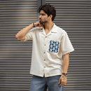 Phulkari shirt half sleeve relaxed fit