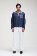 Light waight Denim Kantha Shirt