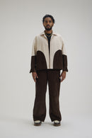 Beige Brown Cordroy Jacket