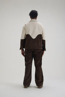 Beige Brown Cordroy Jacket