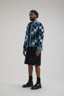 Indigo Color Block Jacket